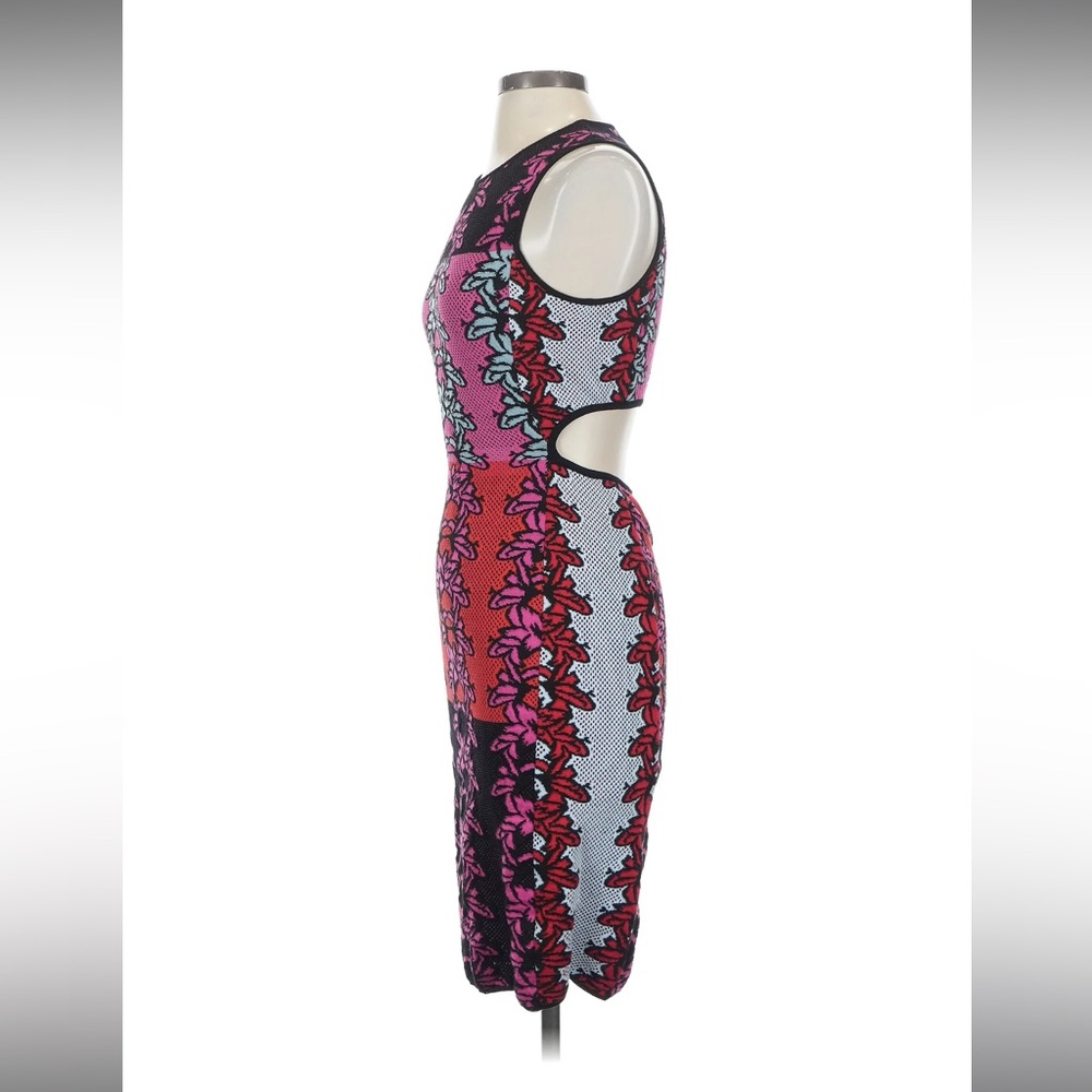 Missoni Hibiscus Intarsia Size 4 Cocktail Dress with Back Cutout - Picture 4 of 8